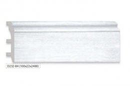 Плинтус D232-84 100х22х2400 Ясень Белый